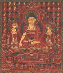 Buddha Šákjamuni jako Lord of Munis, polovina 17. století.