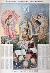 Kalendář na rok 1901