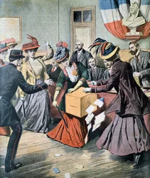 Kampaň za volební právo žen v Belgii, 1908