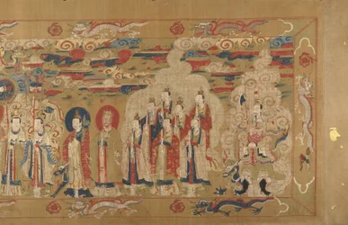 Kanonizační svitek Li Zhong, tiráž z roku 1641.