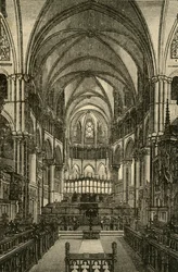 Katedrála v Canterbury - The Choir, 1898.