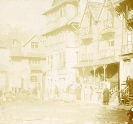 Cantonment, La Panne, Flandry, Belgie, c1914-c1918