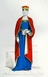 Kapetovská šlechtična, c1180-1190 1882-1884