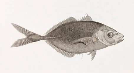 Caranx Lune, zblízka