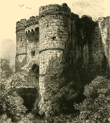 Hrad Carisbrooke, 1898.