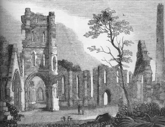 Katedrála v Kildare, 1845