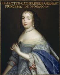 Catherine Charlotte de Gramont 1638-1678, princezna z Monaka a vévodkyně z Valentinois, c1665.