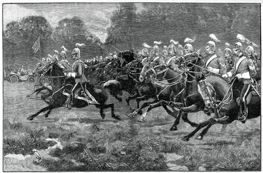 Povolání 5. a 7. dragounské gardy, recenze ve Windsorském parku, 1900