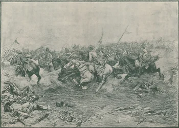 Obvinění dvanáctých husarů v bitvě u Marenga, 1800, 1896.