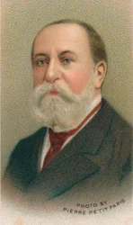Charles-Camille Saint-Saens 1835-1921, francouzský skladatel, varhaník, dirigent a pianista, 1911