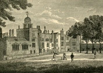 Charterhouse - The Quadrangle, c1872.