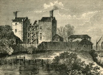 Chelsea Water-Works, v roce 1750, c1876.