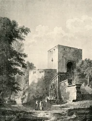 Hlavní brána Alhambra, 19. století, 1907.
