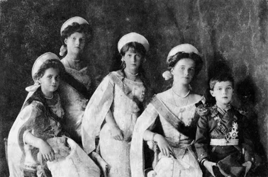 Děti cara Nicholase II Ruska, c1910.
