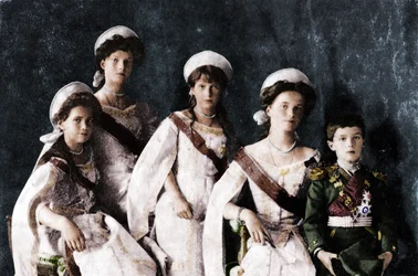Děti cara Nicholase II Ruska, c1910.