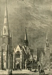 Christ Church, Westminster Bridge Road, c1878.