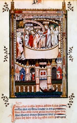 Kristus dává přijímání svatému Denisovi, 1317