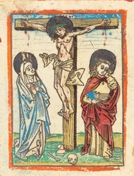 Kristus na kříži, 14801490.