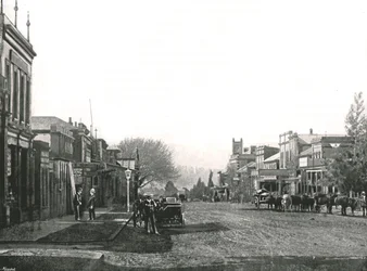 Church Street, Maritzburg, Jižní Afrika, 1895.
