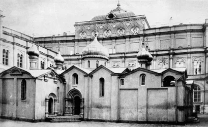 Kostel Spasitele v lese, v Kremlu, Moskva, Rusko