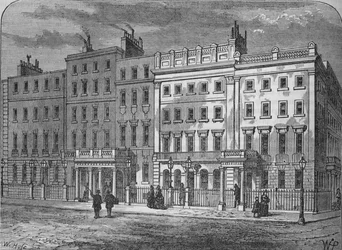 Claridges Hotel, Mayfair, Westminster, Londýn, c1877 1878
