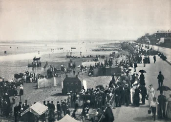 Cleethorpes - Pohled na písky, 1895