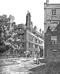 Cliffords Inn, Pohled na severovýchod, 1903