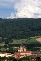 Cluny, Saone-et-Loire, Francie, 16. 8. 2015 - Cluny Abbey zasvěcené svatému Petrovi je bývalý benediktinský klášter v Cluny.