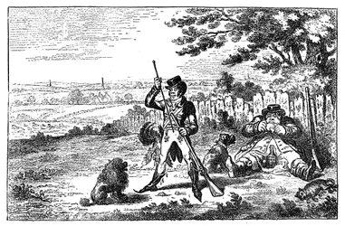 Cockneyští sportovci znovu nabíjející, 1800