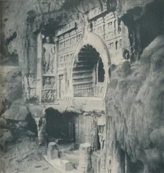Columns and Architrave Chiselled from the Rock with Wonderrous Skill, c1935