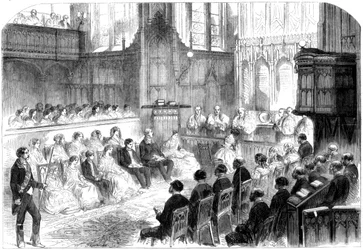 Potvrzení královské princezny, hrad Windsor, 1856