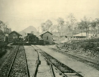 Nádraží Cooran, Queensland, 1901.