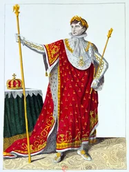 Kostým pro korunovaci Napoleona I., 2. prosince 1804, 19. století