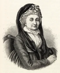 Hraběnka Sophie Marie von Voss 1729-1814.