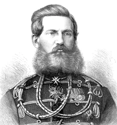 Korunní princ Frederick William z Pruska, 1870.