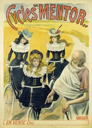 Plakát Cycles Mentor, cca 1896