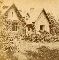 Dairy Cottage, Prospect Park, Brooklyn, NY, 80. léta 19. století.