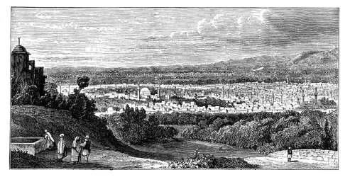Damašek, Sýrie, c1890