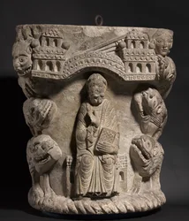 Daniel v jámě lvů, c. 1125-1150.