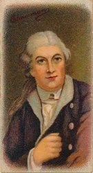 David Garrick 1717-1779, anglický herec, dramatik, divadelní manažer a producent, 1912