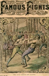 Deaf Burke porazí Toma OConnella, 1837 konec 19. nebo začátek 20. století