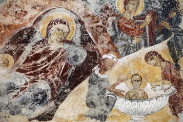 Čerstvě zchátralé v kostele Santa Maria dell