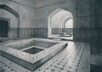 Dillí. Královské lázně v paláci, c1910.