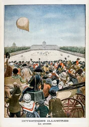 Odlet balónu z Paříže 27. června 1783, 1901