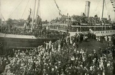 Odjezd viktoriánské B.C. Kontingent, c1914, 1919.