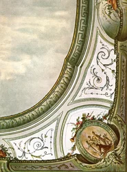 Design pro stropní dekorace, Itálie, 1928.