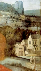 Detail z oltářního obrazu svatého Antonína, 16. století