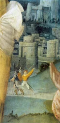 Detail z oltářního obrazu svatého Antonína, 16. století