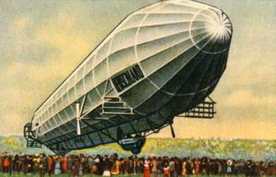 Německo LZ7 zeppelin, 1910, 1932.