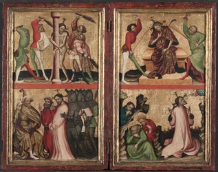 Diptych s Umučením Krista, c. 1400.